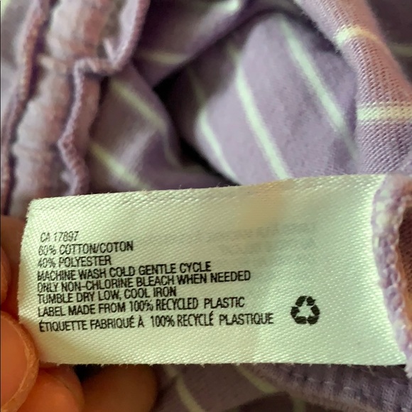 Purple striped romper - Picture 4 of 4